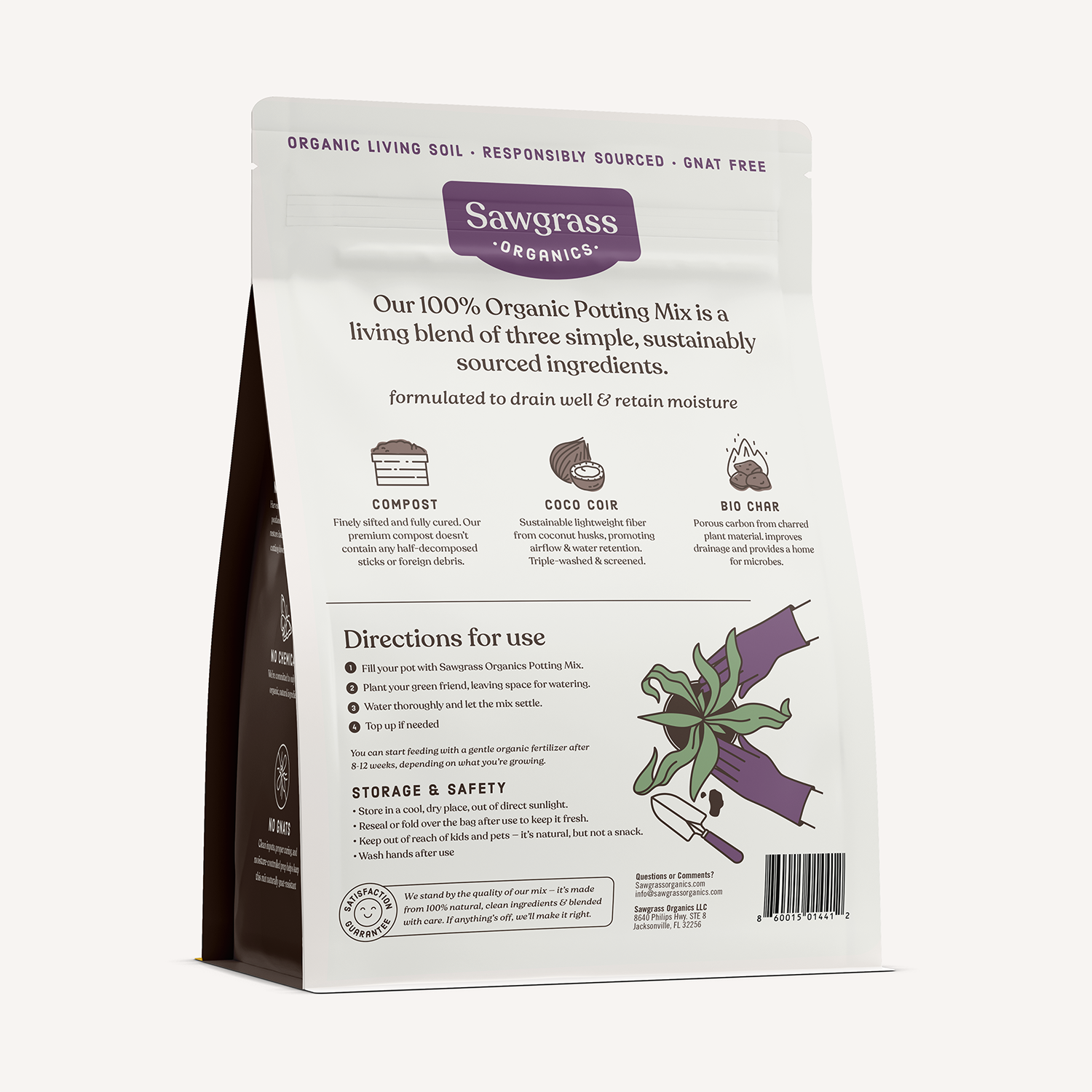 nature's care organic potting mix ingredients Organic Potting Mix – Sawgrass Organics