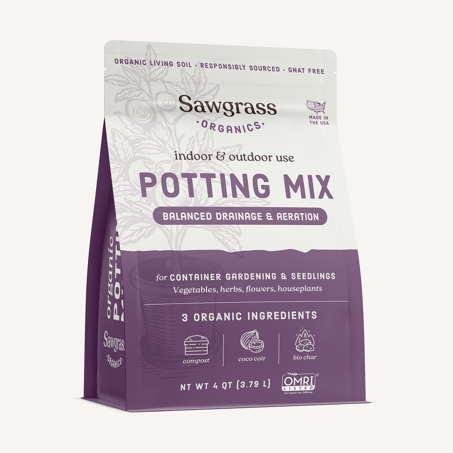 harvest organics potting mix ingredients Organic Potting Mix – Sawgrass Organics
